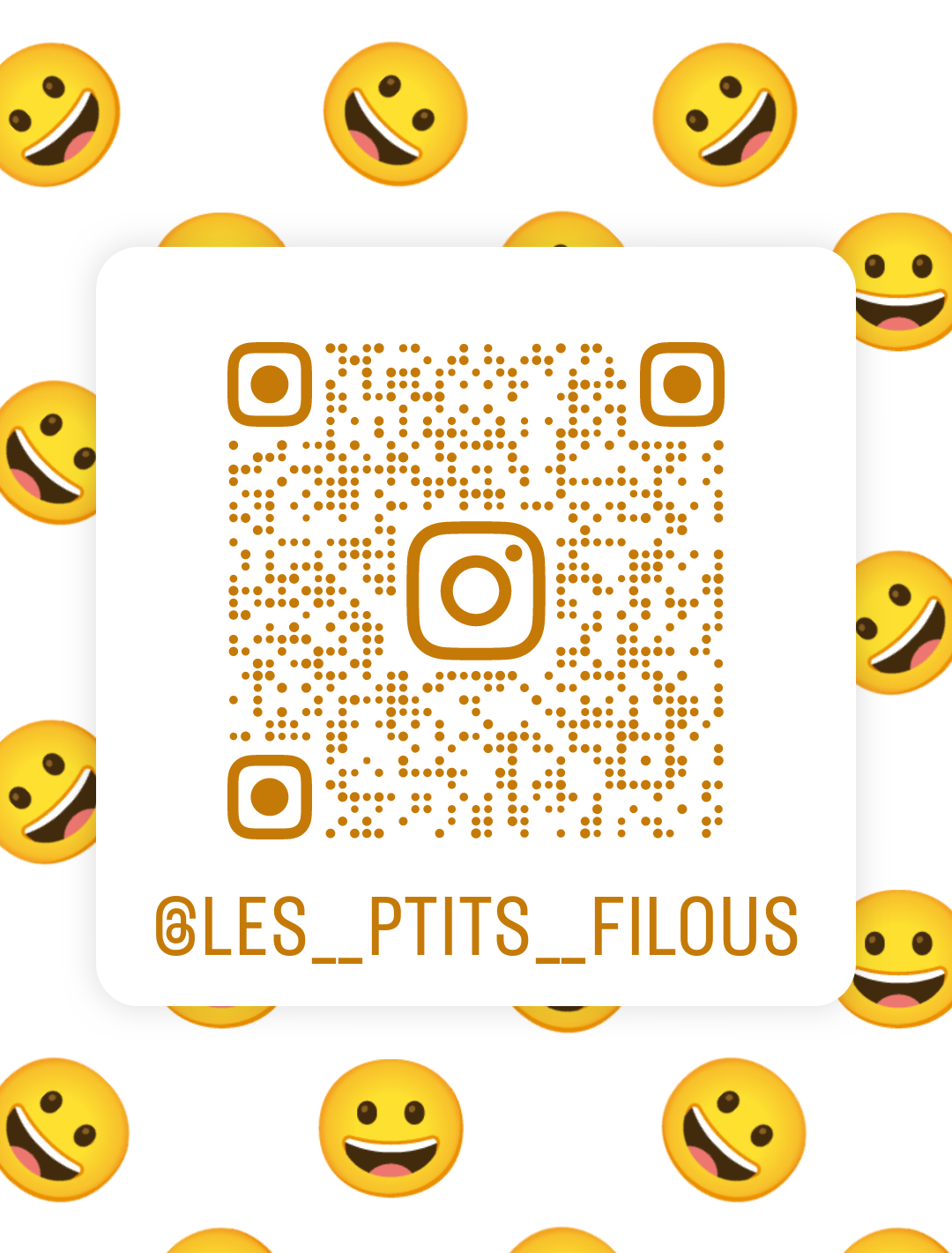 QR Code Instagram Les P'tits Filous